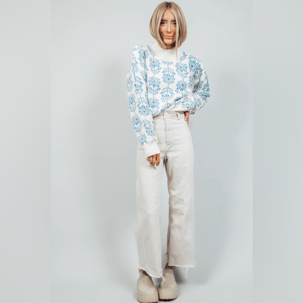 Shop Stevie Randall Floral Sweater